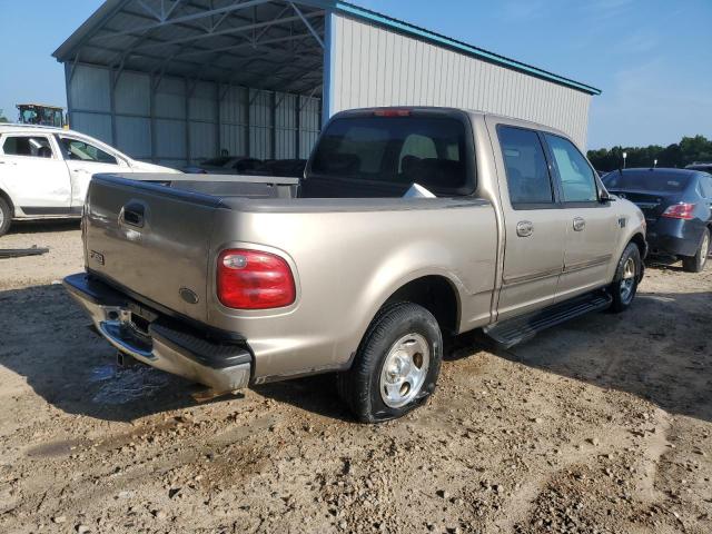 1FTRW07L91KB65623 - 2001 FORD F-150 SUPERCREW TAN photo 3