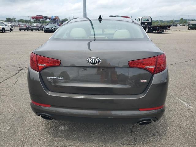 5XXGM4A74DG251114 - 2013 KIA OPTIMA LX GRAY photo 6