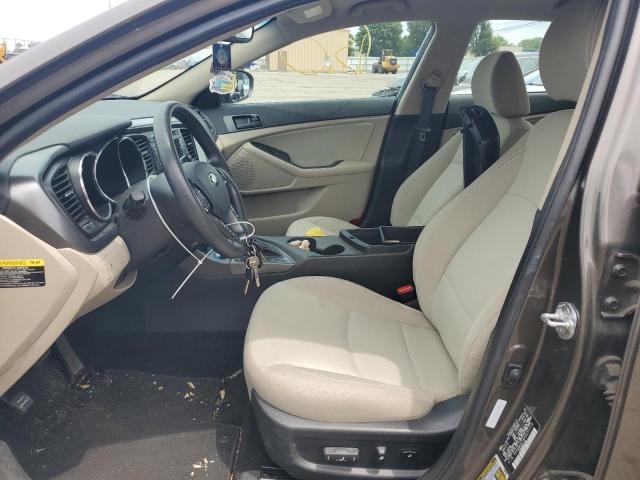 5XXGM4A74DG251114 - 2013 KIA OPTIMA LX GRAY photo 7