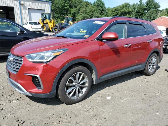 KM8SMDHF9HU191396 - 2017 HYUNDAI SANTA FE SE RED photo 1