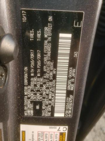 JTEBU5JR1J5514396 - 2018 TOYOTA 4RUNNER SR5/SR5 PREMIUM 灰色 照片 14