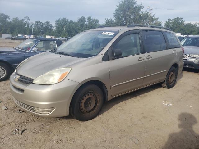 5TDZA23C95S323635 - 2005 TOYOTA SIENNA CE GOLD photo 1