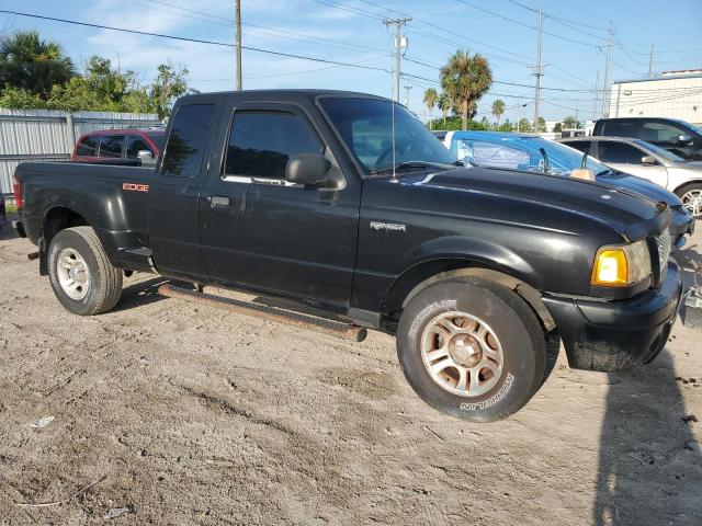 1FTYR44V43PB19414 - 2003 FORD RANGER SUPER CAB BLACK photo 4