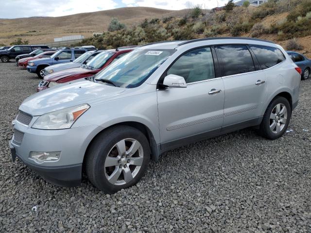 1GNKVLEDXCJ160223 - 2012 CHEVROLET TRAVERSE LTZ SILVER photo 1