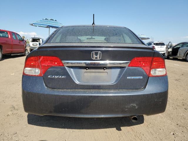 JHMFA36219S009503 - 2009 HONDA CIVIC HYBRID GRAY photo 6