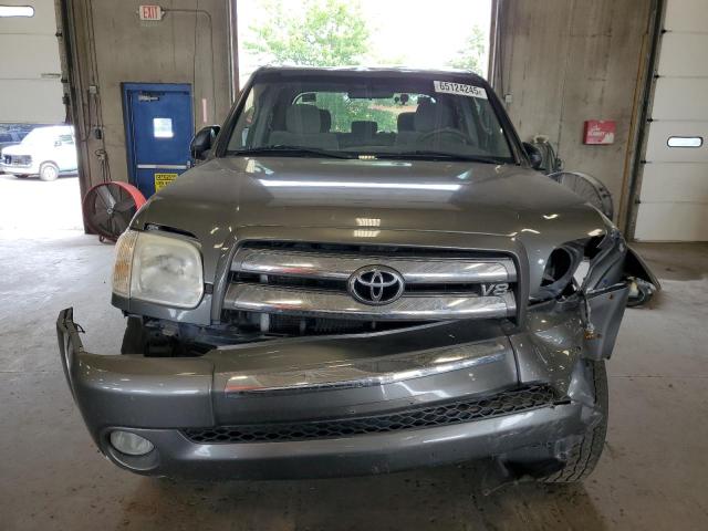 5TBDT441X5S495582 - 2005 TOYOTA TUNDRA DOUBLE CAB SR5 GRAY photo 5
