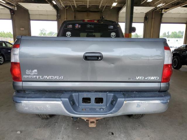 5TBDT441X5S495582 - 2005 TOYOTA TUNDRA DOUBLE CAB SR5 GRAY photo 6