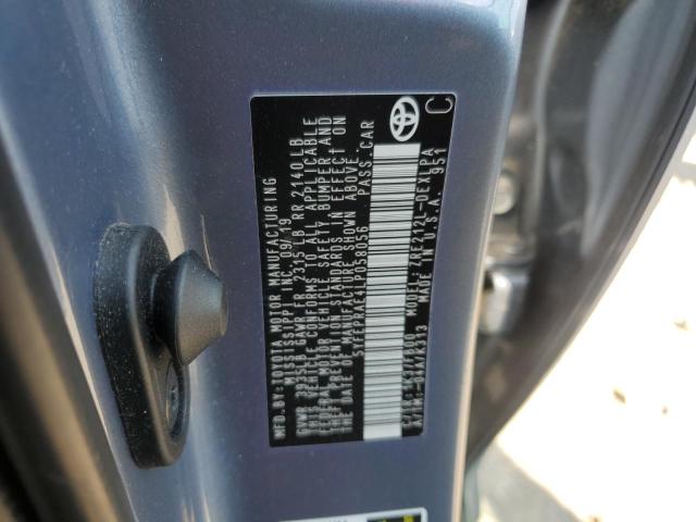 5YFEPRAE4LP058056 - 2020 TOYOTA COROLLA LE Mavi foto 12