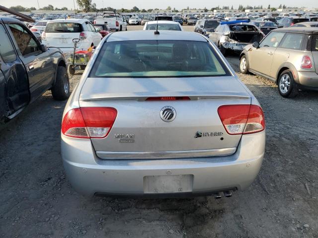 3MEDM0L34AR619311 - 2010 MERCURY MILAN HYBRID SILVER photo 6