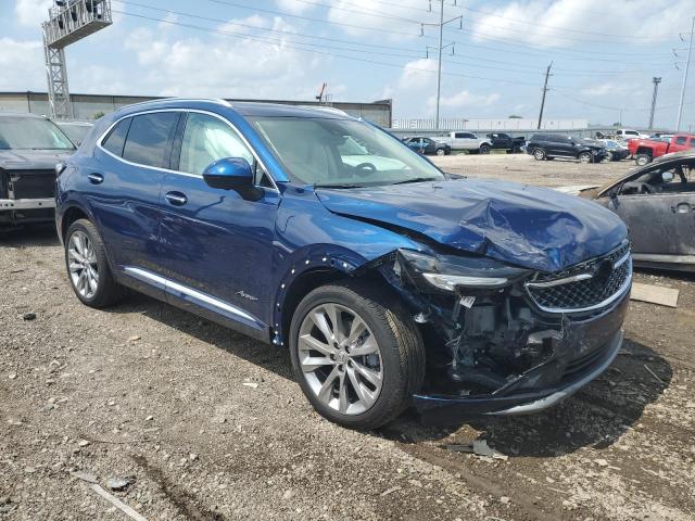 LRBFZSR45ND163467 - 2022 BUICK ENVISION AVENIR BLUE photo 4