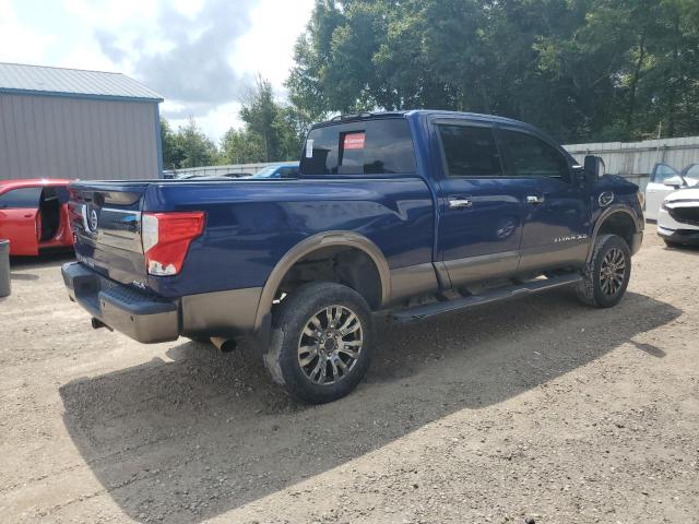 1N6BA1F46HN571638 - 2017 NISSAN TITAN XD SL BLUE photo 3