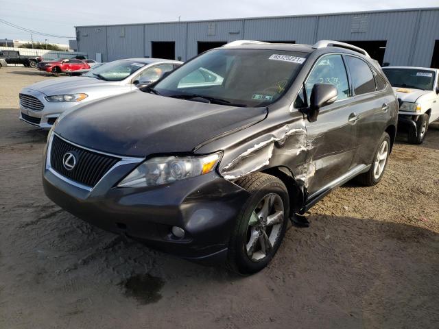 2T2BK1BA1AC075033 - 2010 LEXUS RX 350 GRAY photo 2