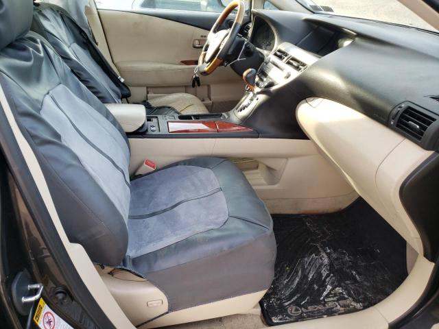 2T2BK1BA1AC075033 - 2010 LEXUS RX 350 GRAY photo 5