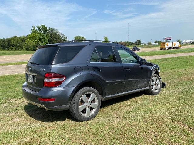 4JGBB8GB0BA744036 - 2011 MERCEDES-BENZ ML 350 4MATIC BLUE photo 4