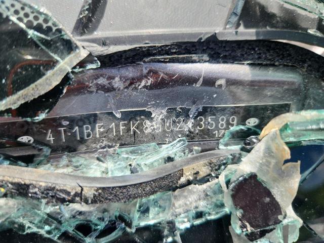 4T1BF1FK8GU243589 - 2016 TOYOTA CAMRY LE GRAY photo 12