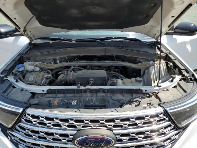 1FMSK8FH5MGB36180 - 2021 FORD EXPLORER LIMITED WHITE photo 12