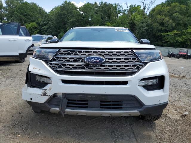 1FMSK8FH5MGB36180 - 2021 FORD EXPLORER LIMITED WHITE photo 5