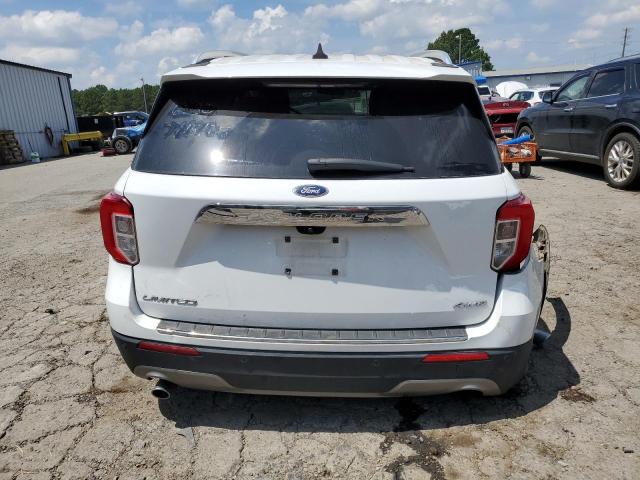 1FMSK8FH5MGB36180 - 2021 FORD EXPLORER LIMITED WHITE photo 6
