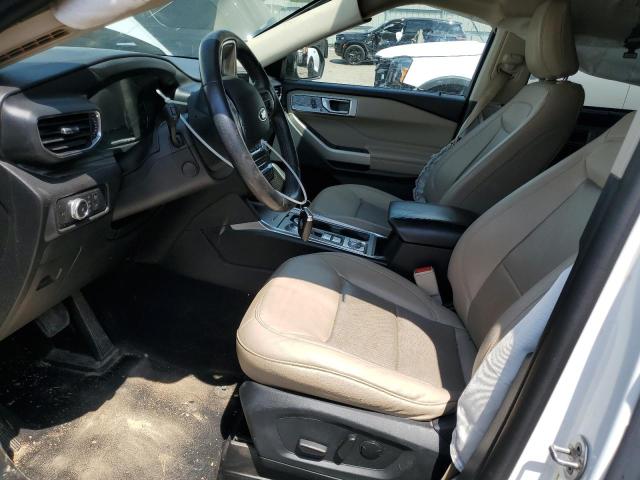 1FMSK8FH5MGB36180 - 2021 FORD EXPLORER LIMITED WHITE photo 7