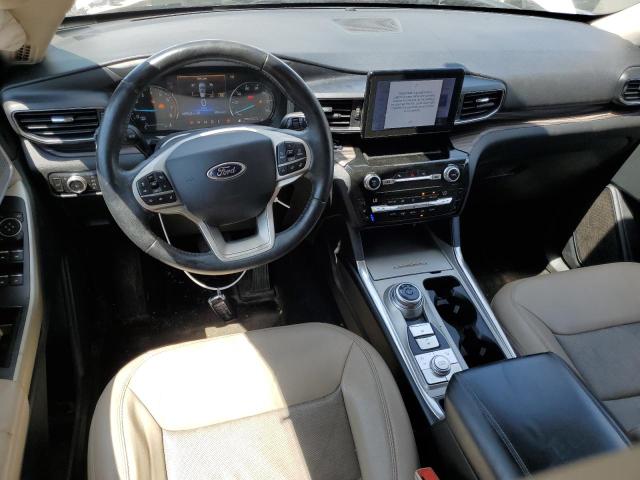 1FMSK8FH5MGB36180 - 2021 FORD EXPLORER LIMITED WHITE photo 8