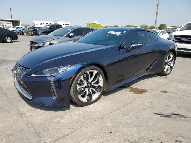 JTHHP5AY2JA005842 - 2018 LEXUS LC 500 BLUE photo 1