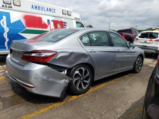 1HGCR3F89HA037668 - 2017 HONDA ACCORD EXL SILVER photo 3