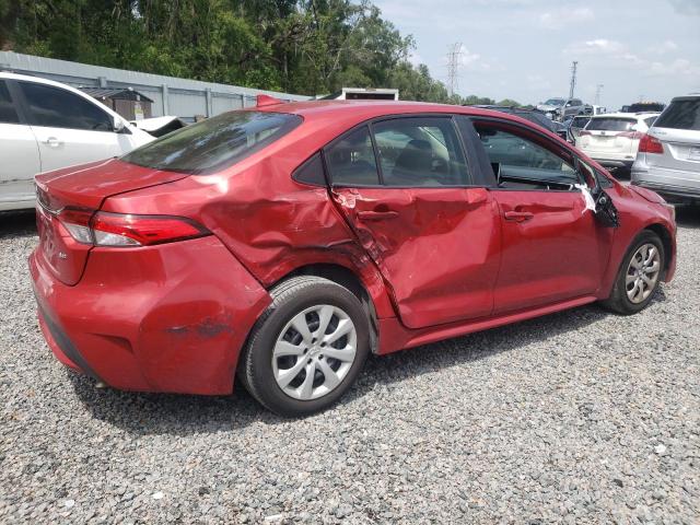 JTDEPRAE5LJ103381 - 2020 TOYOTA COROLLA LE RED photo 3