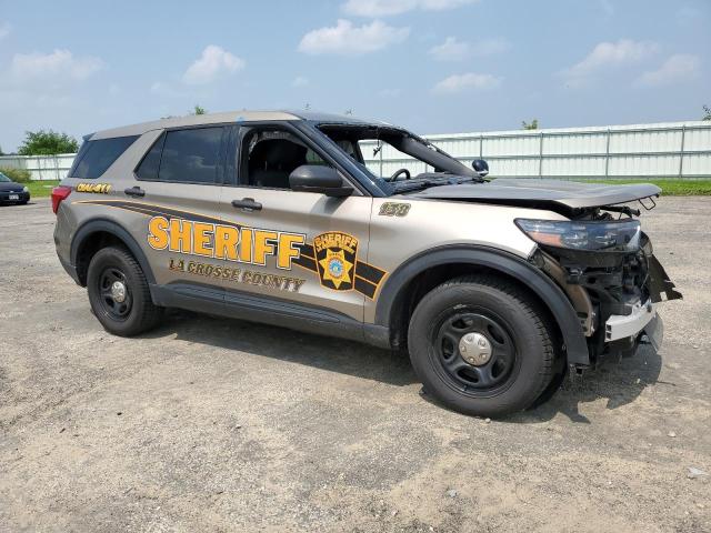 1FM5K8AB3PGA34221 - 2023 FORD EXPLORER POLICE INTERCEPTOR Gris photo 4