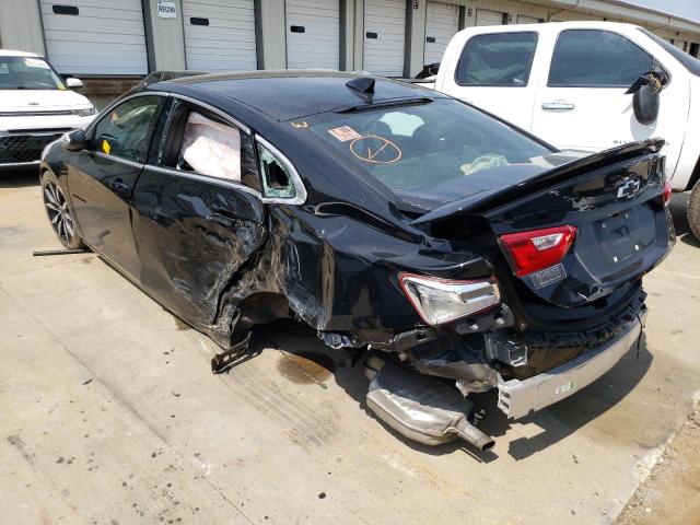 1G1ZG5ST3LF141291 - 2020 CHEVROLET MALIBU RS 黑色 照片 2