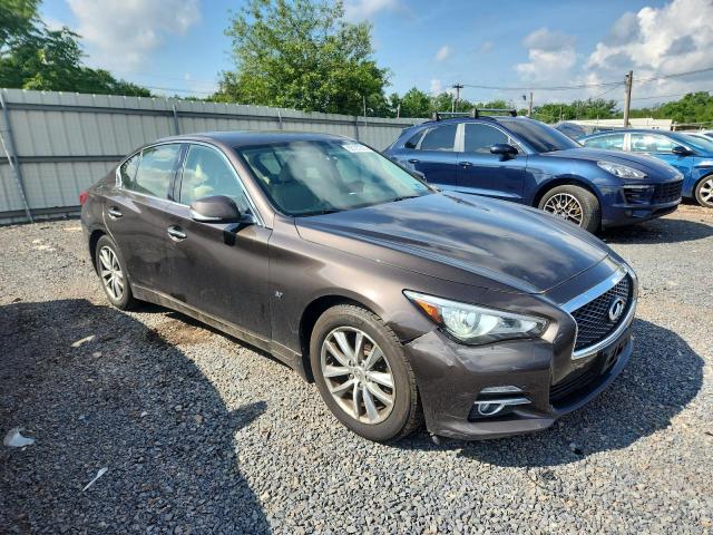 JN1BV7AR9FM404631 - 2015 INFINITI Q50 BASE BROWN photo 4