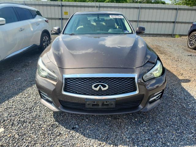JN1BV7AR9FM404631 - 2015 INFINITI Q50 BASE BROWN photo 5
