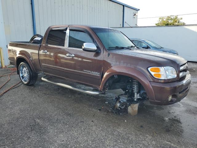 5TBET34194S434978 - 2004 TOYOTA TUNDRA DOUBLE CAB SR5 BROWN photo 4