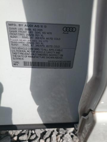 WA1DGAFE9ED007805 - 2014 AUDI Q7 PRESTIGE 白色 照片 14