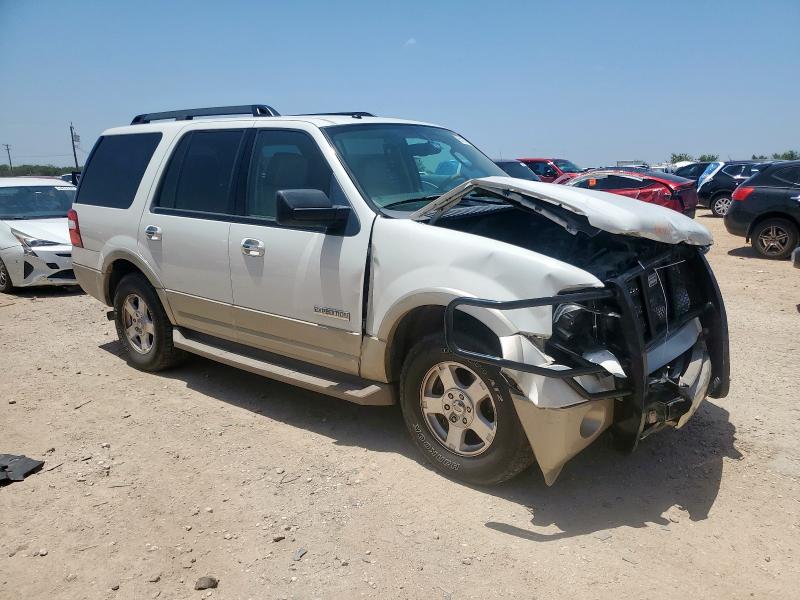 1FMFU17528LA78792 - 2008 FORD EXPEDITION EDDIE BAUER WHITE photo 4