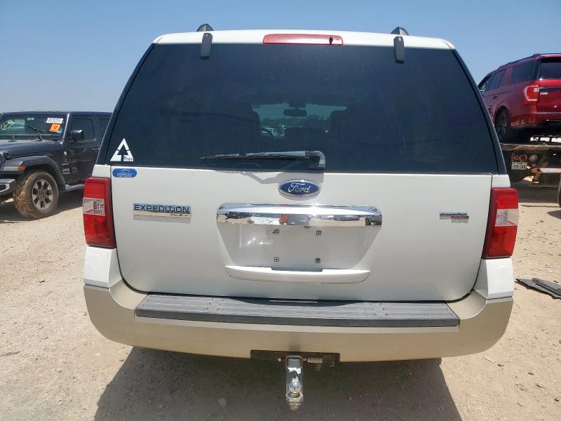 1FMFU17528LA78792 - 2008 FORD EXPEDITION EDDIE BAUER WHITE photo 6