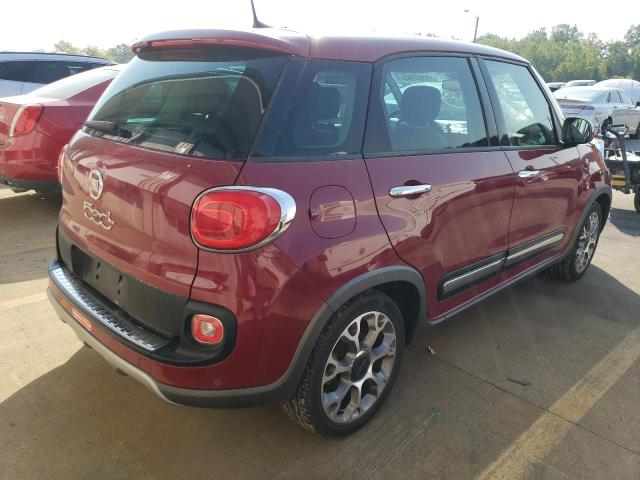 ZFBCFADH2HZ039149 - 2017 FIAT 500L TREKKING MAROON photo 3