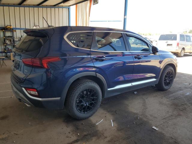 5NMS2CAD4KH009793 - 2019 HYUNDAI SANTA FE SE BLUE photo 3