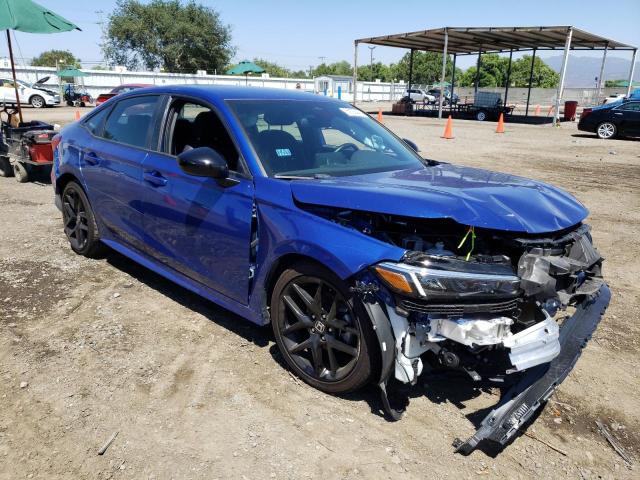 2HGFE2F53NH518831 - 2022 HONDA CIVIC SPORT BLUE photo 4