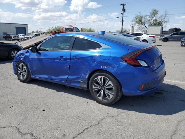 2HGFC3B7XJH354653 - 2018 HONDA CIVIC EXL ლურჯი ფოტო 2