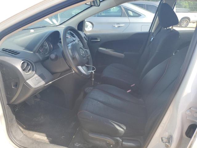 JM1DE1LY2D0155892 - 2013 MAZDA MAZDA2 WHITE photo 7