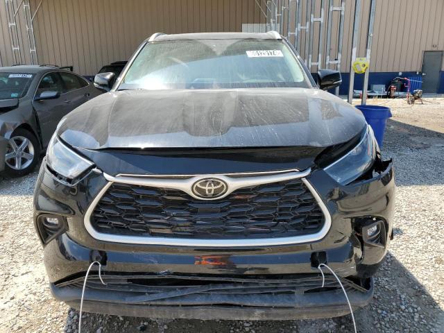 5TDHZRBH8NS563334 - 2022 TOYOTA HIGHLANDER XLE BLACK photo 5