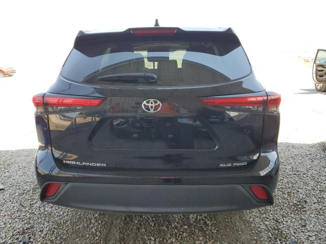 5TDHZRBH8NS563334 - 2022 TOYOTA HIGHLANDER XLE BLACK photo 6