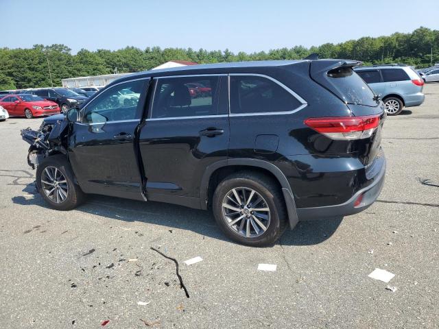5TDJZRFH6KS568684 - 2019 TOYOTA HIGHLANDER SE BLACK photo 2