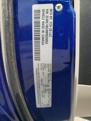 2C4RC1BGXMR520054 - 2021 CHRYSLER PACIFICA TOURING L BLUE photo 13