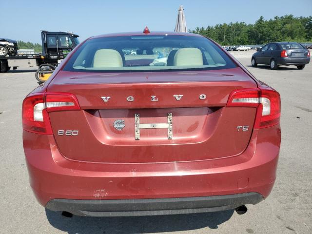 YV1622FS3C2039967 - 2012 VOLVO S60 T5 მუქწითელი ფოტო 6