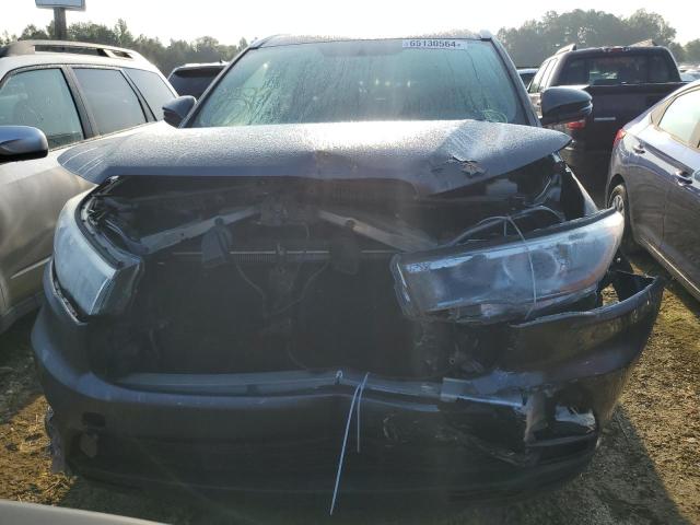 5TDKKRFH2FS066530 - 2015 TOYOTA HIGHLANDER XLE GRAY photo 5