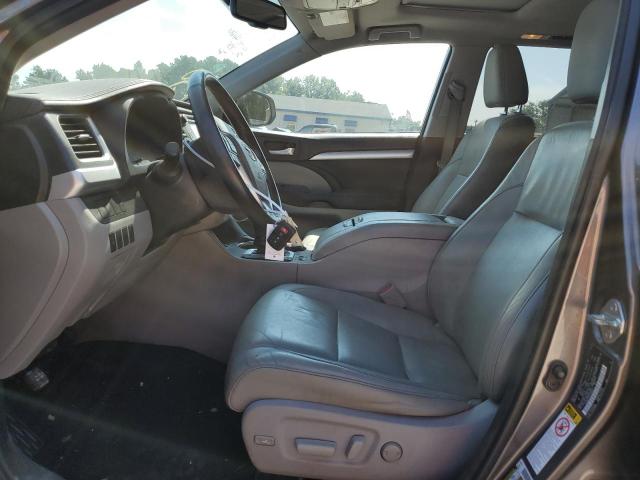 5TDKKRFH2FS066530 - 2015 TOYOTA HIGHLANDER XLE GRAY photo 7