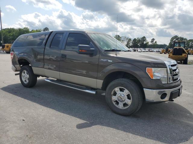 1FTPX14V99FA90264 - 2009 FORD F150 SUPER CAB GREEN photo 4