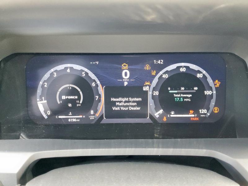 3TYKB5FNXRT000136 - 2024 TOYOTA TACOMA DOUBLE CAB ORANGE photo 9