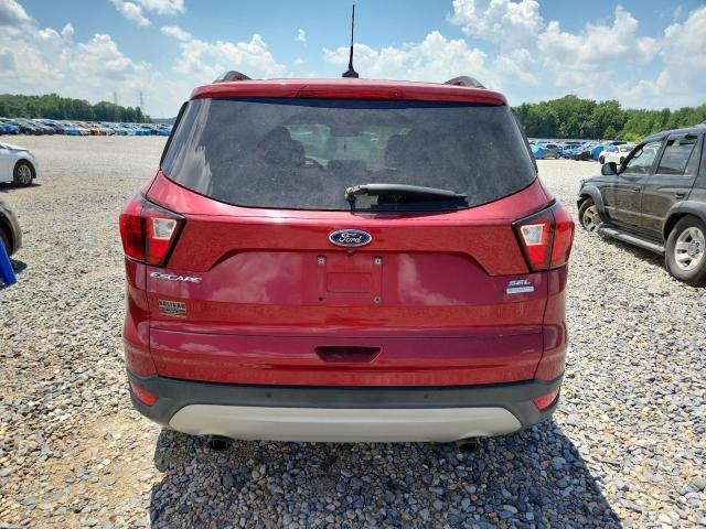 1FMCU0HD6KUA74927 - 2019 FORD ESCAPE SEL Czerwony zdjęcie 6